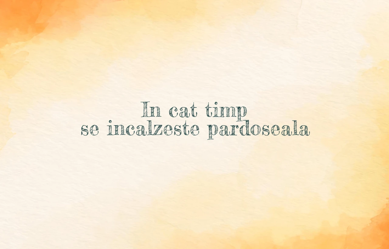 in cat timp se incalzeste pardoseala