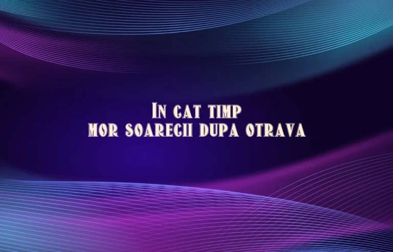 in cat timp mor soarecii dupa otrava